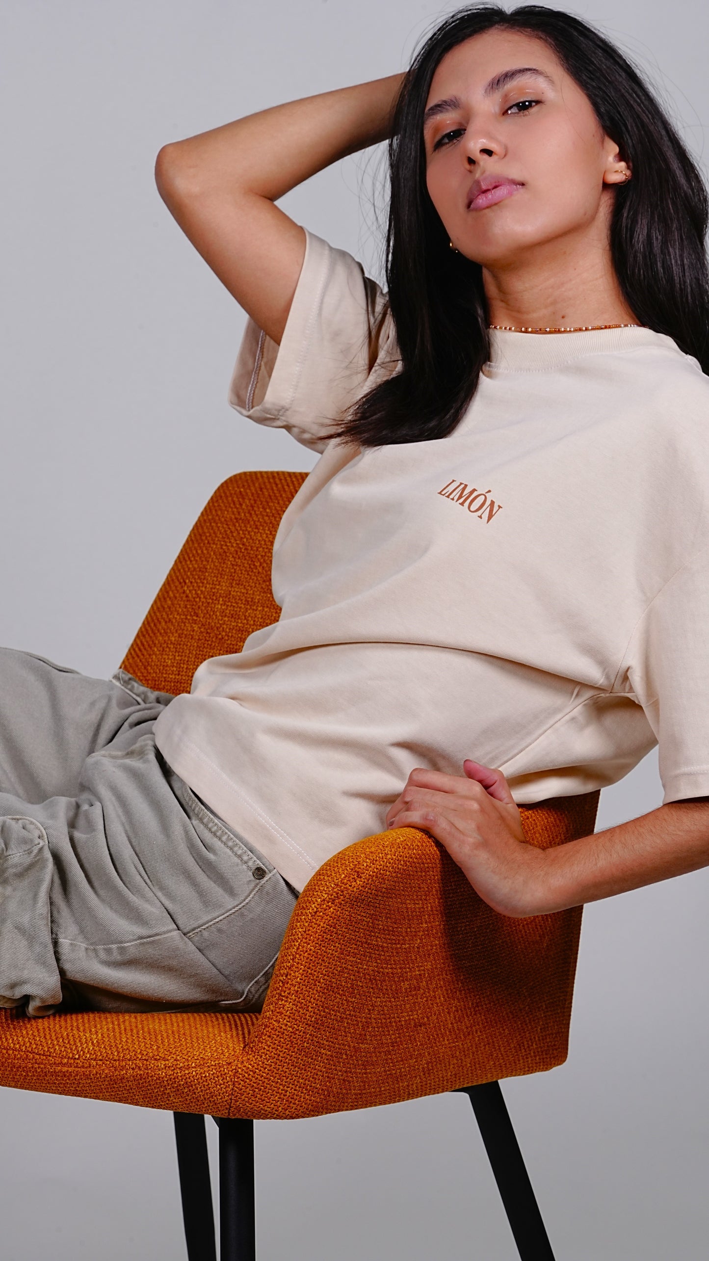 “Ballons” — Camiseta Boxy Fit Habano By Limón